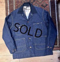 デッドストック【ビンテージ】【Montgomery Ward】モンゴメリワード【裏地ブランケット付き】【デニムカバーオール】【US44】 