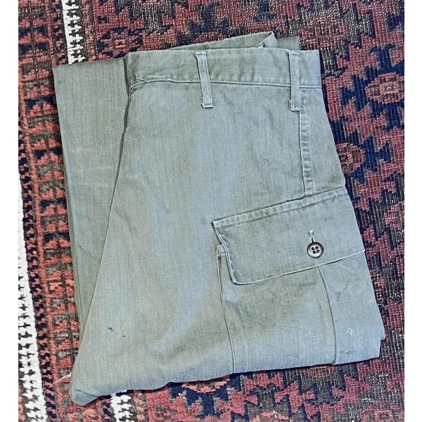 画像1: 【40s】【ビンテージ】米軍実物【U.S.ARMY】【M-43】【HBTパンツ】【フィールドパンツ】【30ｘ33】 