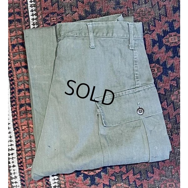 画像1: 【40s】【ビンテージ】米軍実物【U.S.ARMY】【M-43】【HBTパンツ】【フィールドパンツ】【30ｘ33】 