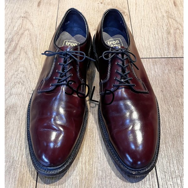 画像5: 【デッドストック】USA製【ビンテージ】【ボストニアン】【BOSTONIAN IRON AGE】スチールトゥ入り【ブラウン】プレーントゥシューズ【レザーシューズ】【US9 D/B】【27cm程度】 