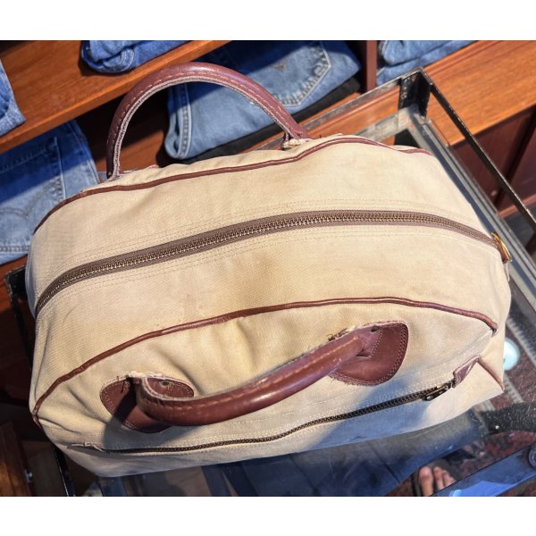画像6: 70's~【ビンテージ】【L.L.Bean】エルエルビーン【筆記体タグ】【ボストンバッグ】ハンドルレザー 