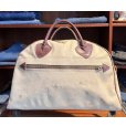 画像1: 70's~【ビンテージ】【L.L.Bean】エルエルビーン【筆記体タグ】【ボストンバッグ】ハンドルレザー<br> (1)