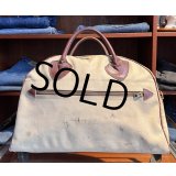 70's~【ビンテージ】【L.L.Bean】エルエルビーン【筆記体タグ】【ボストンバッグ】ハンドルレザー 
