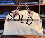 70's~【ビンテージ】【L.L.Bean】エルエルビーン【筆記体タグ】【ボストンバッグ】ハンドルレザー 