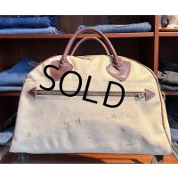 70's~【ビンテージ】【L.L.Bean】エルエルビーン【筆記体タグ】【ボストンバッグ】ハンドルレザー 