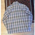 画像3: 【ビンテージ】【Pierre Cardin】ピエールカルダン【紺×赤×緑チェック柄】【ポリコットン】長袖シャツ【サイズL】<br> (3)