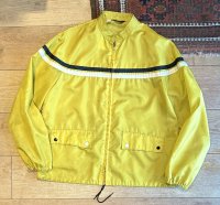 【ビンテージ】【SEARS】【シアーズ】【マスタード】【ナイロン】【ジップアップブルゾン】【サイズL】