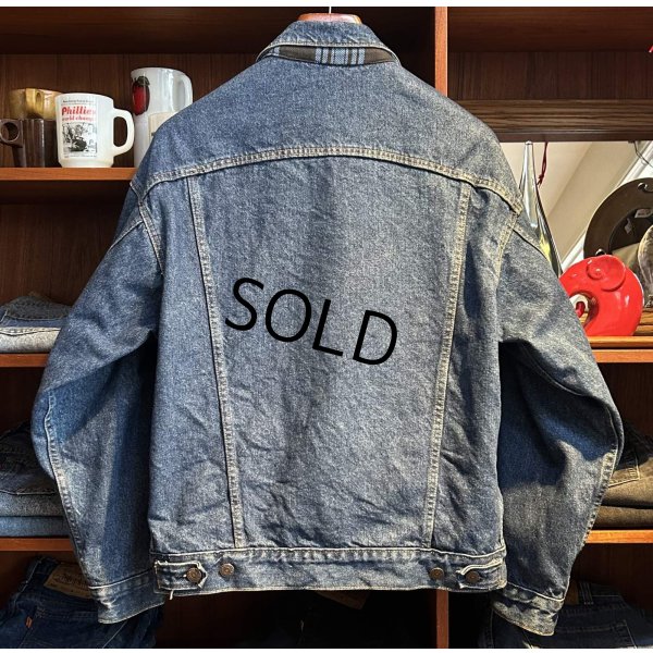 画像4: 90’s【USA製】ビンテージ【LEVI'S】【リーバイス】【70417-9318】【裏地青チェック】【デニムジャケット】【サイズＭ】 