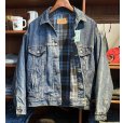 画像3: 90’s【USA製】ビンテージ【LEVI'S】【リーバイス】【70417-9318】【裏地青チェック】【デニムジャケット】【サイズＭ】<br> (3)
