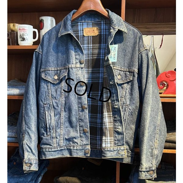 画像3: 90’s【USA製】ビンテージ【LEVI'S】【リーバイス】【70417-9318】【裏地青チェック】【デニムジャケット】【サイズＭ】 