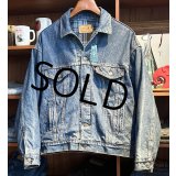 90’s【USA製】ビンテージ【LEVI'S】【リーバイス】【70417-9318】【裏地青チェック】【デニムジャケット】【サイズＭ】 