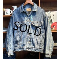 90’s【USA製】ビンテージ【LEVI'S】【リーバイス】【70417-9318】【裏地青チェック】【デニムジャケット】【サイズＭ】 