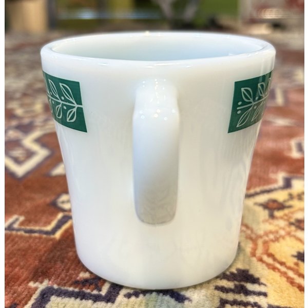 画像3: アンティーク【PYREX】パイレックス【オールドパイレックス】【グリーンローレル】ミルクマグ【マグカップ】