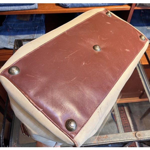 画像7: 70's~【ビンテージ】【L.L.Bean】エルエルビーン【筆記体タグ】【ボストンバッグ】ハンドルレザー 