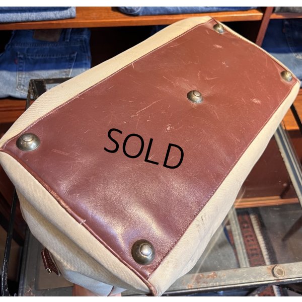 画像7: 70's~【ビンテージ】【L.L.Bean】エルエルビーン【筆記体タグ】【ボストンバッグ】ハンドルレザー 