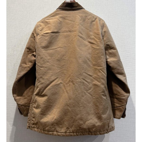 画像3:  〜70's【ビンテージ】USA製【OSHKOSH】【オシュコシュ】【キルティングライナー付き】【ダック地】ブラウン カバーオール【US40R】 