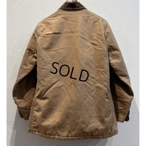 画像3:  〜70's【ビンテージ】USA製【OSHKOSH】【オシュコシュ】【キルティングライナー付き】【ダック地】ブラウン カバーオール【US40R】 