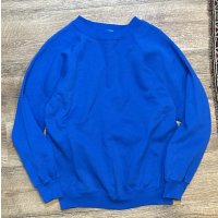 【90s】【ビンテージ】【USA製】ヘインズ【hanes】青【無地】【スウェット】【サイズＬ】 
