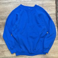 【90s】【ビンテージ】【USA製】ヘインズ【hanes】青【無地】【スウェット】【サイズＬ】 