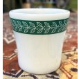 画像4: アンティーク【PYREX】パイレックス【オールドパイレックス】【グリーンローレル】ミルクマグ【マグカップ】 (4)