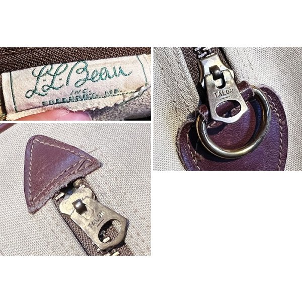画像2: 70's~【ビンテージ】【L.L.Bean】エルエルビーン【筆記体タグ】【ボストンバッグ】ハンドルレザー 