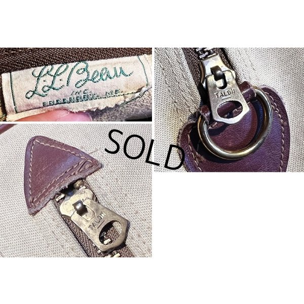 画像2: 70's~【ビンテージ】【L.L.Bean】エルエルビーン【筆記体タグ】【ボストンバッグ】ハンドルレザー 