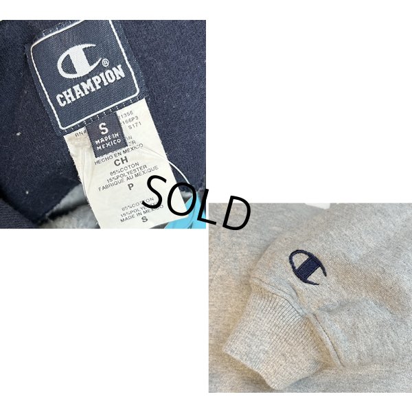 画像2: ビンテージ【チャンピオン】【Champion】フード裏紺【Green turtle Lacross】グレー【パーカー】【サイズS】 
