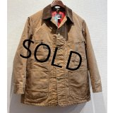  〜70's【ビンテージ】USA製【OSHKOSH】【オシュコシュ】【キルティングライナー付き】【ダック地】ブラウン カバーオール【US40R】 