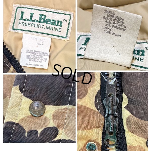 画像2: 80's【ビンテージ】【ＬＬビーン】【L.L.Bean】【ダックハンターカモ】カモ柄 シンサレート入り【マウンテンパーカー】【サイズM】 