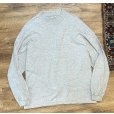 画像1: USA製　ビンテージ【コットンデラックス】【杢グレー】【モックネックロンT】【サイズXL】<br> (1)