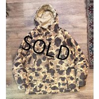 80's【ビンテージ】【ＬＬビーン】【L.L.Bean】【ダックハンターカモ】カモ柄 シンサレート入り【マウンテンパーカー】【サイズM】 