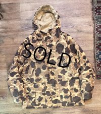 80's【ビンテージ】【ＬＬビーン】【L.L.Bean】【ダックハンターカモ】カモ柄 シンサレート入り【マウンテンパーカー】【サイズM】 