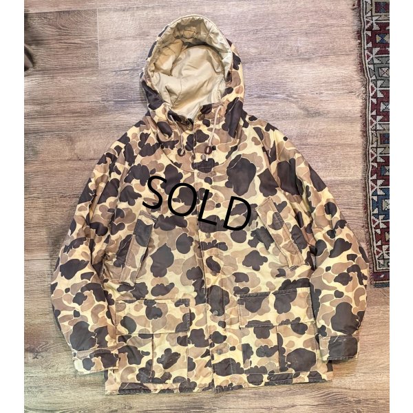 画像1: 80's【ビンテージ】【ＬＬビーン】【L.L.Bean】【ダックハンターカモ】カモ柄 シンサレート入り【マウンテンパーカー】【サイズM】 