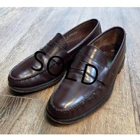 ビンテージ【ブルックスブラザーズ】ブラウン【ペニーローファー】【10D】【28cm程度】 