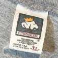 画像2: USA製　ビンテージ【コットンデラックス】【杢グレー】【モックネックロンT】【サイズXL】<br> (2)