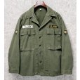 画像1: 40's【ビンテージ】【米軍実物】U.S.ARMY【M-43】FLECK 【HBT】【13スターボタン】【ジャケット】ユーティリティシャツ【US38R】<br> (1)