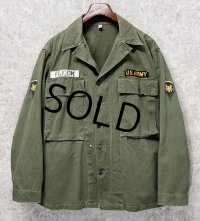 40's【ビンテージ】【米軍実物】U.S.ARMY【M-43】FLECK 【HBT】【13スターボタン】【ジャケット】ユーティリティシャツ【US38R】 