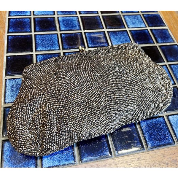 画像3: アンティーク【ビンテージ】【金ラメ入り】【パース】財布【小物入れ】