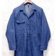 画像4: 60's USA製【ビンテージ】【POWER HOUSE】パワーハウス デニム【つなぎ】【オールインワン】【40R】<br> (4)