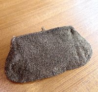 アンティーク【ビンテージ】【金ラメ入り】【パース】財布【小物入れ】