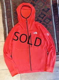 ビンテージ【未使用】【ノースフェイス】【the north face】サミット【赤】ポーラテックパーカー【フルジップパーカー】【サイズM】 