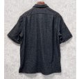 画像3: 〜60’ｓ【ビンテージ】【グレーｘ赤アーガイル柄】ハーフジップ【半袖ウールシャツ】プルオーバーシャツ【サイズＬ】<br> (3)