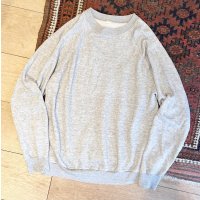 【ビンテージ】【霜降りグレー】【無地スウェット】【サイズS程度】 