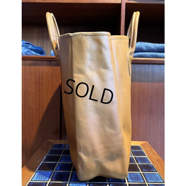 画像6: 程度良好 60’s~【ビンテージ】筆記体タグ L.L.bean【L.L.ビーン】【オールレザー】【レザーハンドル】トートバッグ ビーントート 