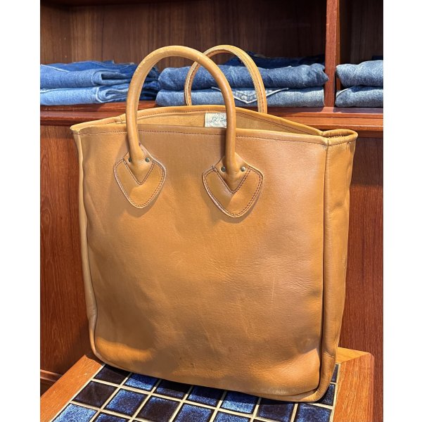 画像3: 程度良好 60’s~【ビンテージ】筆記体タグ L.L.bean【L.L.ビーン】【オールレザー】【レザーハンドル】トートバッグ ビーントート