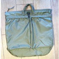 90's【ビンテージ】【米軍実物】【USAF】【ステンシル入り】【ヘルメットバッグ】 