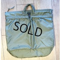 90's【ビンテージ】【米軍実物】【USAF】【ステンシル入り】【ヘルメットバッグ】 