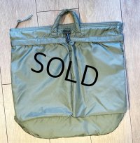 90's【ビンテージ】【米軍実物】【USAF】【ステンシル入り】【ヘルメットバッグ】 