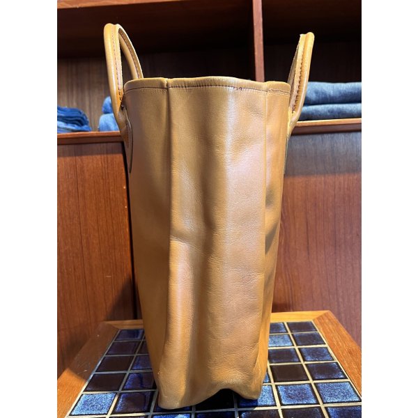 画像5: 程度良好 60’s~【ビンテージ】筆記体タグ L.L.bean【L.L.ビーン】【オールレザー】【レザーハンドル】トートバッグ ビーントート