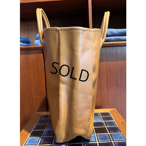 画像5: 程度良好 60’s~【ビンテージ】筆記体タグ L.L.bean【L.L.ビーン】【オールレザー】【レザーハンドル】トートバッグ ビーントート 